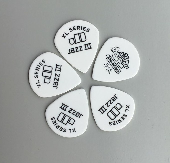 Dunlop Jazz III XL Tortex white