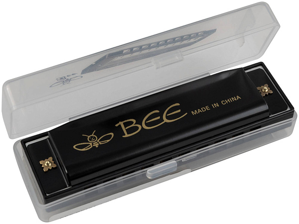 BEE DF10A-1 BLACK - Губная гармоника диатоническая
