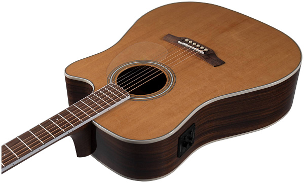 ADLER DCE100-SR - Гитара электроакустическая шестиструнная