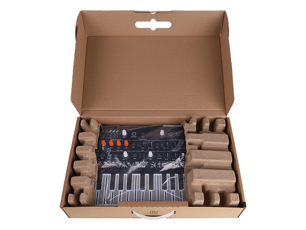 Синтезатор [570101] Arturia [MicroFreak] цифровой аппаратный, 25 клавиш с поддержкой полифонического касания, цифровым осциллятором и аналоговым фильтром Oberheim SEM, CV/Gate/Mod выходы, Cloc IN/OUT, MIDI IN/OUT, выход TRS, выход для наушников, USB