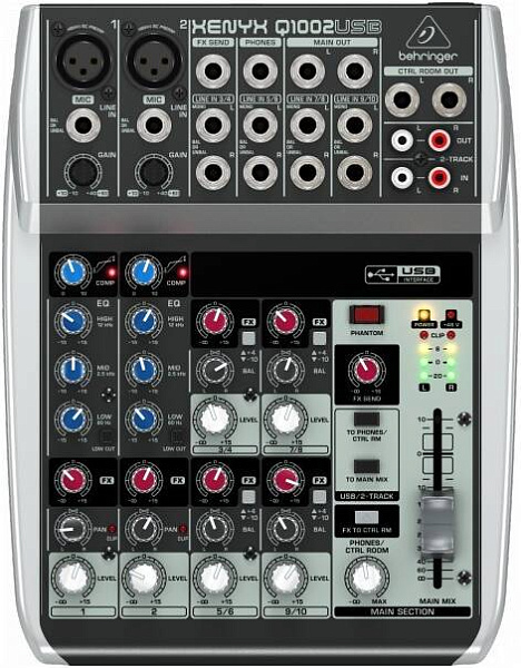 BEHRINGER XENYX Q1002USB - Микшерный пульт