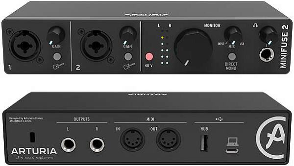 ARTURIA MiniFuse 2 Black - Звуковая карта