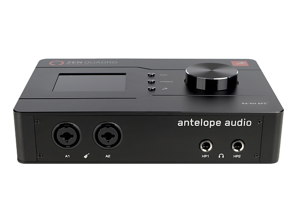 Аудиоинтерфейс Antelope Audio [Zen Quadro Synergy Core] 24 бит/192 кГц, 14x10, Отношение сигнал/шум: 110 дБ, ADAT для расширения входов/выходов, конвертеры с коэффициентом усиления до 130 дБ, два микрофонных предусилителя с 65 дБ усиления