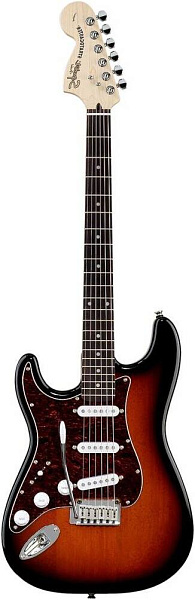 FENDER SQUIER STANDARD STRATOCASTER LEFT HAND ANTIQUE BURST - Электрогитара для левшей