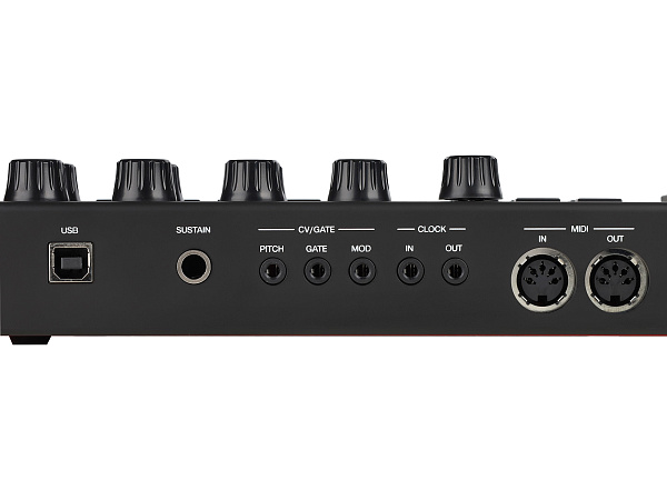 MIDI клавиатура [MPKMINIPLUS] AKAI [MPK Mini Plus] 37 мини-клавиш,  8 пэдов с RGB, 8 энкодеров, шаговый секвенсор, арпеджиатор, колесо pitch и modulation, OLED дисплей, выходы: CV/Gate: 3 x 1/8” Pitch/Gate/Mod, 1 x 1/8” CV Clock, вход: 1/8” CV Clock MIDI