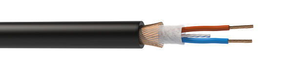 Кабель балансный микрофонный Wize [WMC24100FP] 100 м, 24 AWG, 0.22 мм2, диаметр 6.0 мм, экран, медь 28 x 0.1 мм, бухта