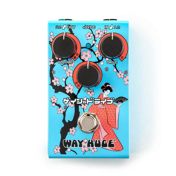 WM32B Way Huge Smalls Geisha Drive Blue Limited Edition Педаль эффектов, Dunlop