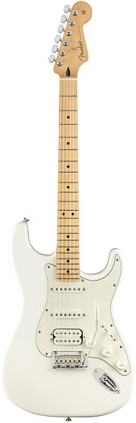 FENDER PLAYER STRAT HSS MN PWT Электрогитара, цвет белый