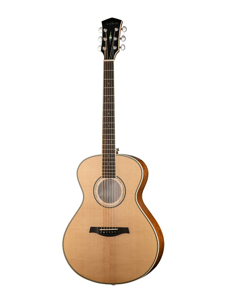 P680EQ-WCASE-NAT Электро-акустическая гитара, цвет натуральный, с футляром, Parkwood