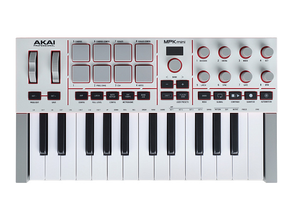 Миди-клавиатура [MPKMINI4W] AKAI [MPK Mini IV White]