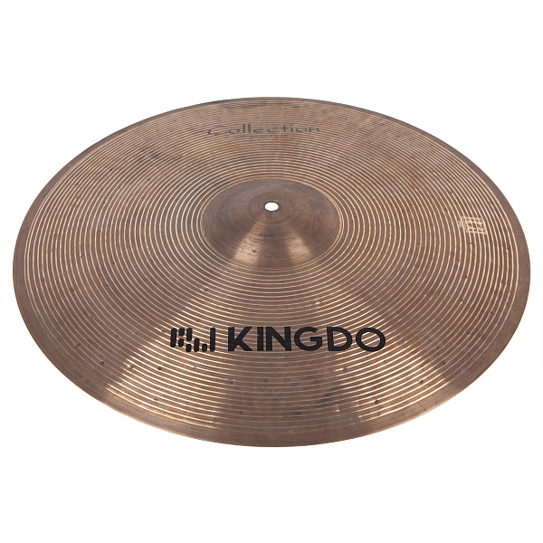 Тарелка крэш 19" [19" COLLECTION EXTREME CRASH] KINGDO [19" COLLECTION EXTREME CRASH] сплав B20, ручная работа, с отверстиями, поверхность натуральная с проточкой