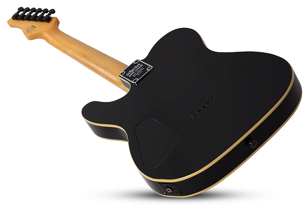 Электрогитара SCHECTER [PT M/M BLK]  6-струнная, корпус: ольха, гриф: клен, 22 лада, цвет: Black (BLK)