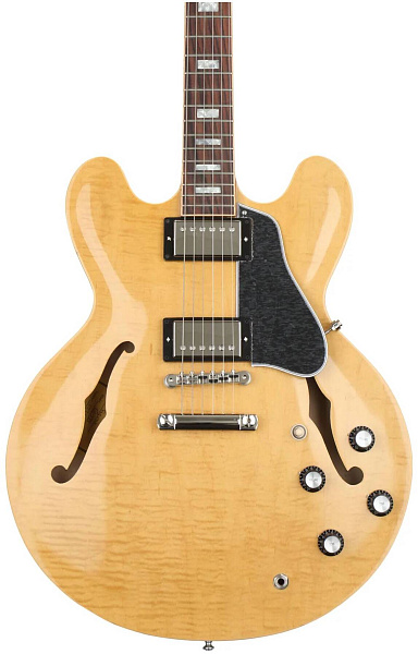 GIBSON 2019 ES-335 FIGURED DARK NATURAL полуакустическая электрогитара,...
