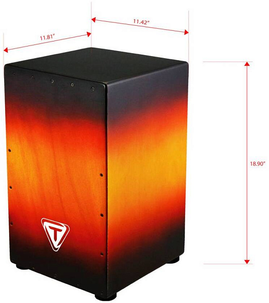 TYCOON STK-29 SB Sunburst - Кахон с подструнником