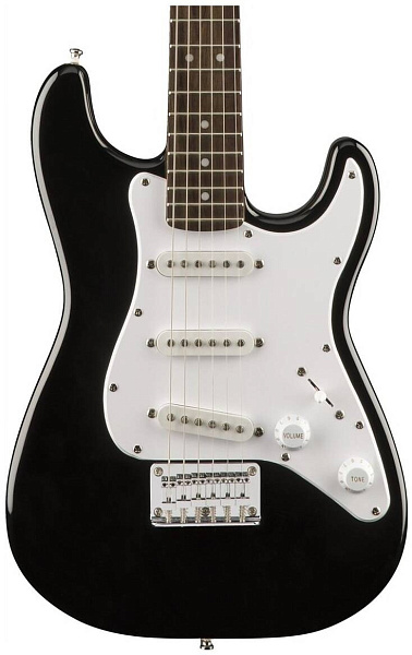 FENDER SQUIER SQUIER MINI STRAT V2 BLK - Электрогитара