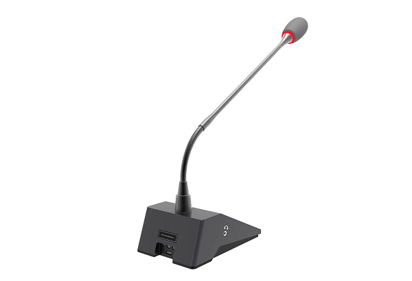 Микрофон Infobit [iSpeaker MD30] Настольный микрофон на гусиной шее, Dante/AES67 (в упаковке 2шт, цена указана за 1 шт)