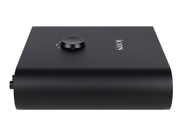 Аудиоинтерфейс USB [110313A2004] Icon [Duo44 Dyna B/W] АЦП/ЦАП: 24 бит/192 кГц, 127 дБ, входы/выходы: 2хCombo XLR/TRS/ 2х1/4" TRS, 1/8" mini Jack стерео, 1/4" TRS стерео выход на наушники, MIDI, +48 В, цвет черный/белый