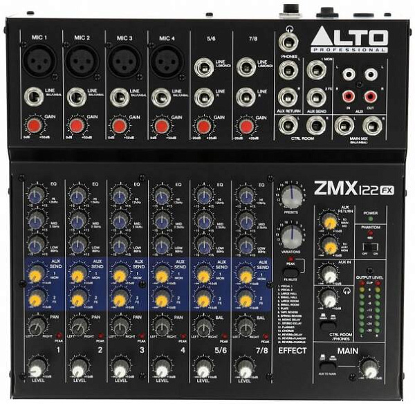 ALTO ZMX122FX - Микшерный пульт