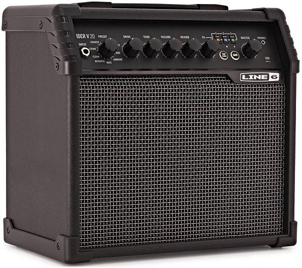 LINE 6 SPIDER V 20 моделирующий гитарный комбоусилитель, 20 Вт