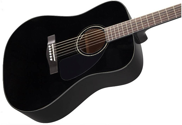 FENDER CD-60 DREAD V3 DS BLK - Гитара акустическая