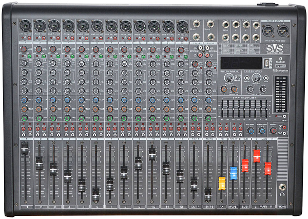 SVS AUDIOTECHNIK AM-16 Микшерный пульт аналоговый, 16-канальный, 24 DSP...