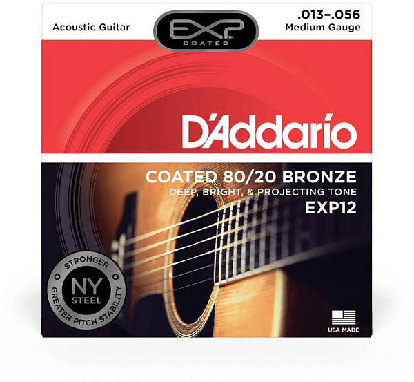 D'ADDARIO EXP12 - Струны для акустической гитары