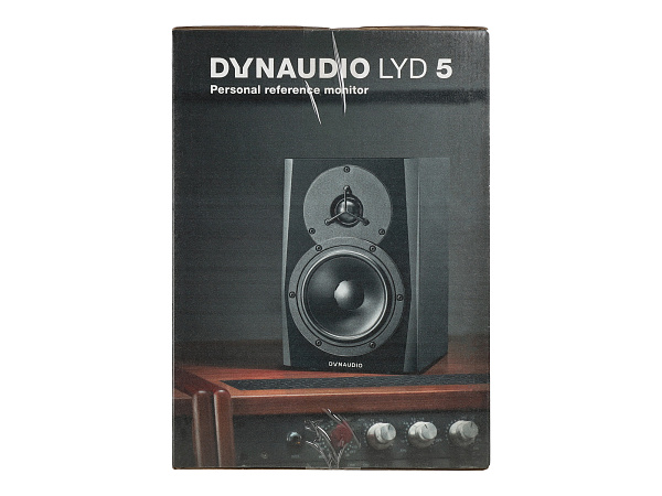 Акустическая система (студийный монитор) [961432] Dynaudio [LYD 5 B/B] активная, 2-х полосная, ВЧ динамик 1.1", НЧ динамик 5", мощность: ВЧ 50 Вт, НЧ 50 Вт, частоты: 60-21000 Гц, XLR, RCA аналоговые входы, цвет: черный/черный
