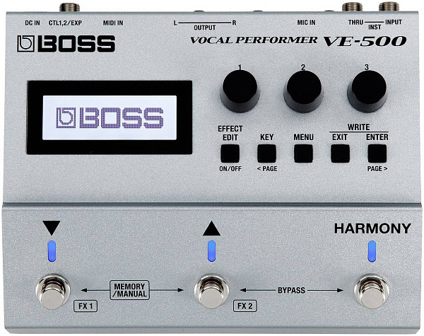 BOSS VE-500 вокальный процессор эффектов