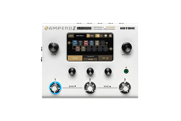 Hotone Ampero II Stomp - Напольный гитарный процессор
