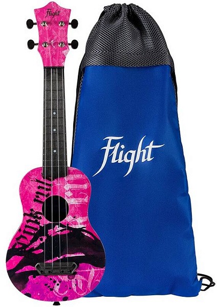 FLIGHT ULTRA S-40 Pink Rules - Укулеле сопрано