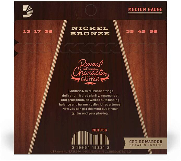 D'ADDARIO NB1356 - Струны для акустической гитары
