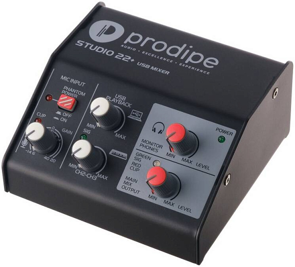 PRODIPE STUDIO22+ Аудио интерфейс USB, Prodipe