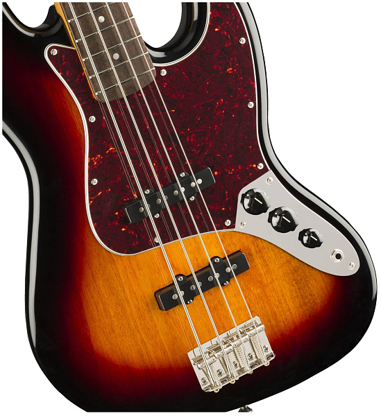 FENDER SQUIER SQ CV 60s JAZZ BASS LRL 3TS 4-струнная бас-гитара, цвет санберст