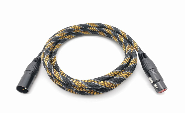 E72-XLR-M-F-0300-Z2 Кабель балансный (микрофонный) XLR-M-F, 3м, ZZcable