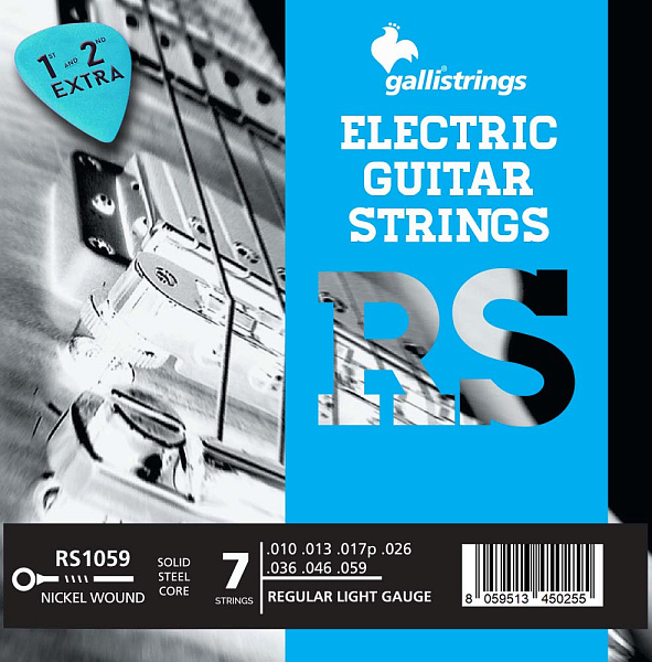 Комплект струн GALLI STRINGS [RS1059] для 7-струнной электрогитары
