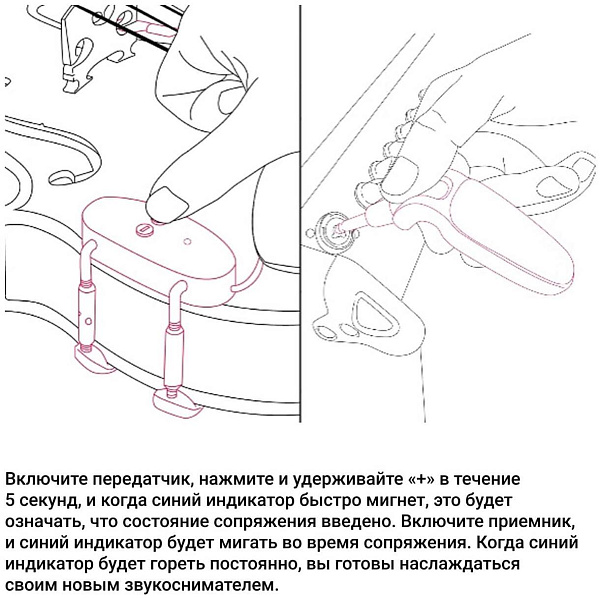 KNA VV-Wi - Звукосниматель для скрипки