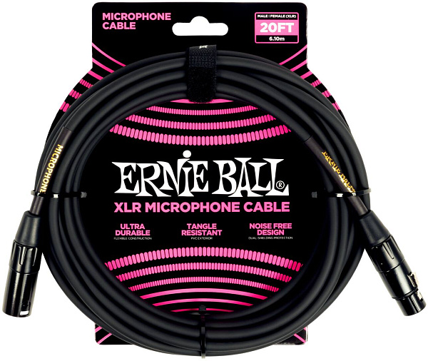 ERNIE BALL 6388, 6м - Микрофонный кабель