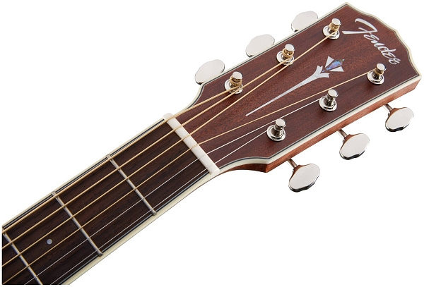 FENDER PM-1 Dreadnought All Mahogany with Case, Natural OV Акустическая...