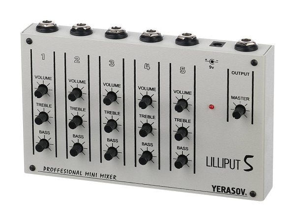 LILLIPUT-5D Микшерный пульт, 1 линейный/ 4 микрофонных входа, Yerasov