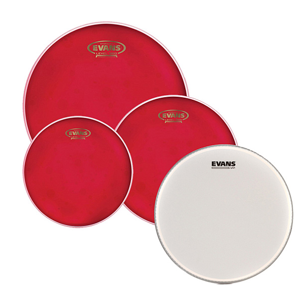 EPP-HRUV1-S Hydraulic Red Standard Набор пластиков для малого и том барабана (12, 13, 16)+14", Evans