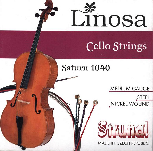 1040-4/4 Saturn Linosa Комплект струн для виолончели Strunal
