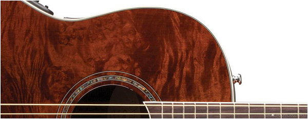 OVATION CS24P-NBM Celebrity Standard Plus Mid Cutaway Nutmeg Burled Maple...