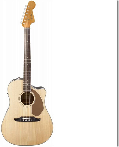 FENDER Newporter Player CHP Электроакустическая гитара, цвет шампань