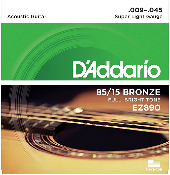 D'ADDARIO EZ890 - Струны для акустической гитары