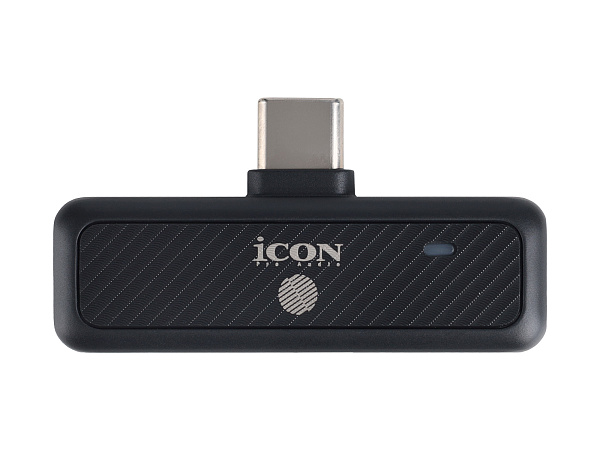 Радиосистема микрофонная Icon [AirMic 3] 2 передатчика со всенаправленными микрофонами, приемник с USB-C разъемом, кейс для зарядки, АЦП/ЦАП 24 бит/48 кГц, рабочая частота 2,4 ГГц, дальность 40 м, время непрерывной работы 8,5 часов, 24 часа с кейсом