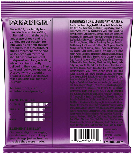 ERNIE BALL 2020 Paradigm Slinky Power 11-48 - Струны для электрогитары