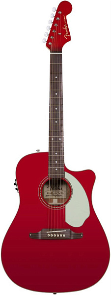 FENDER SONORAN SCE CANDY APPLE RED WITH MATCHING HEADSTOCK - Гитара электроакустическая шестиструнная