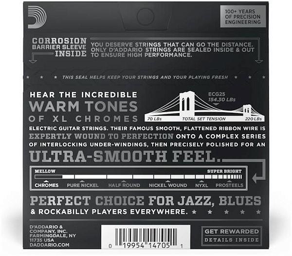 D'ADDARIO ECG25 - Струны для электрогитары