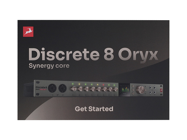 Аудиоинтерфейс Antelope Audio [Discrete 8 Oryx] 24 бит/192 кГц, 26x38, аналоговые входы: 8, линейные выходы: 8, микрофонные предусилители: 8x Discrete Class-A, ADAT I/O (16 входов/16 выходов),S/PDIF I/O (2 входа/2 выхода)