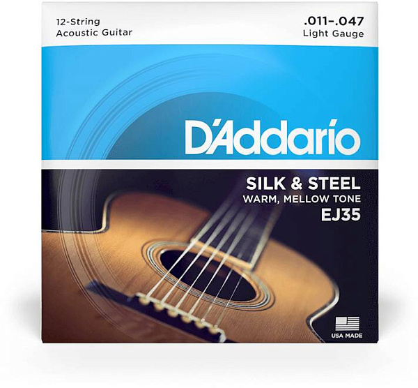 D'ADDARIO EJ35 - Струны для акустической 12-струнной гитары